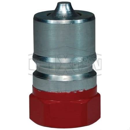 Dixon DQC H-BOP Blowout Preventer Safety Female Plug, 3/8-18 Nominal, Female NPTF, 316 SS H3F3-SS-BOP